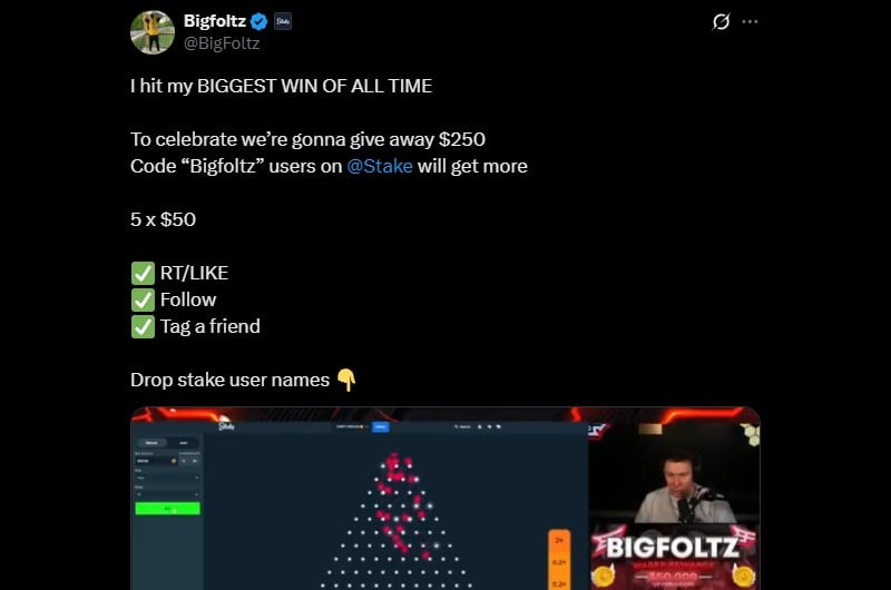 Twitter Max Stake Plinko Multiplier